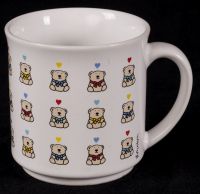 Boynton Teddy Bear Bow Ties & Hearts Coffee Mug